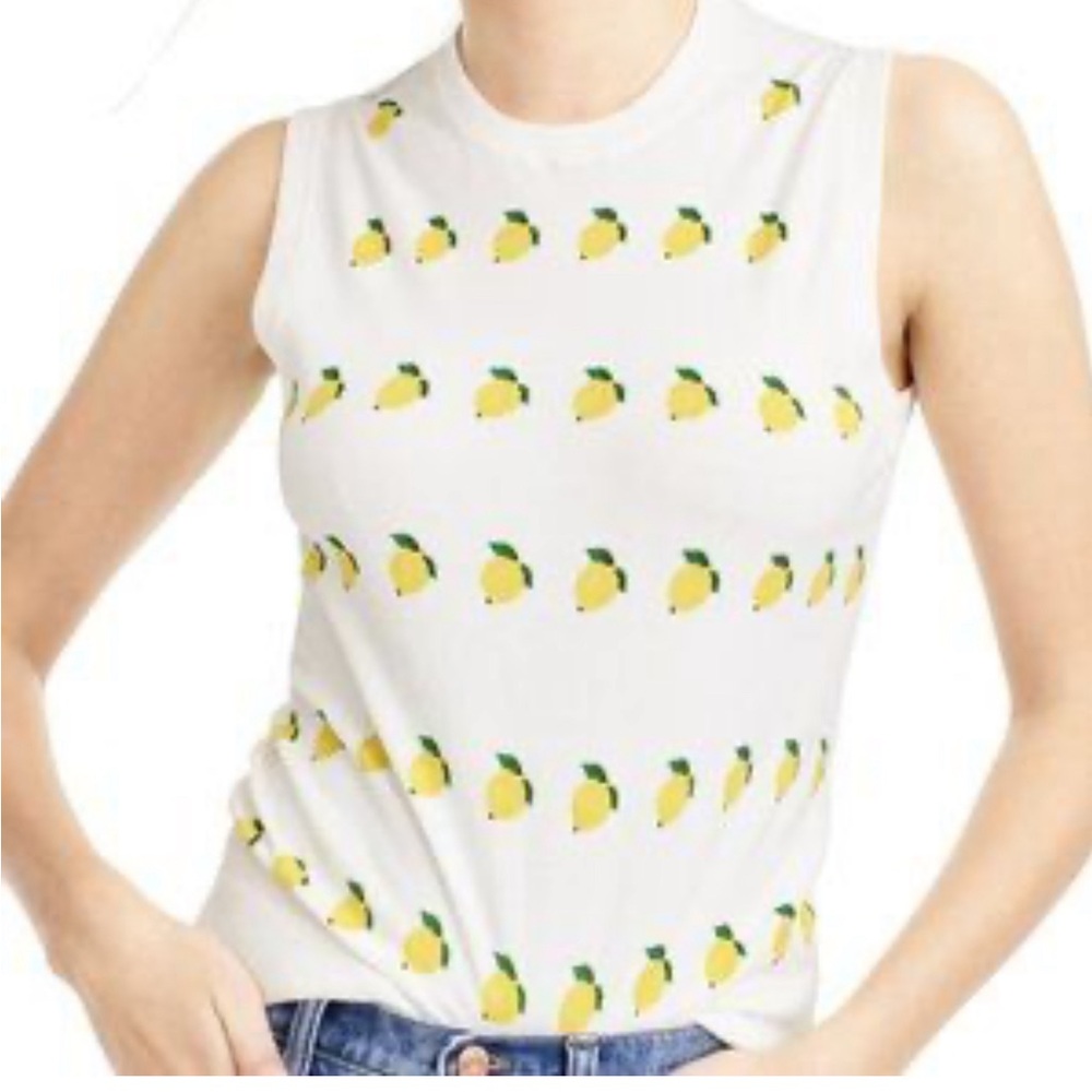 J.Crew Jackie Crew Sweater Lemon Size Small